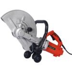 Electric 14" Wet/Dry Concrete Cut-Off Saw with Guide Roller & Water Line Attachment