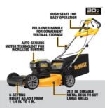 21.5 in. 20-V Li-Ion Cordless Battery Walk Behind Self Propelled Mower w/Hedge,Bare Trimmer,Blower,Cleaner,Pole/Hand Saw - Image 6