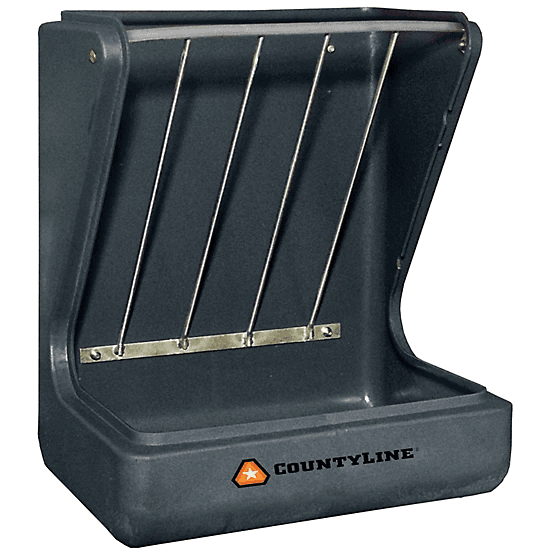 2089409-1.png CountyLine 3 Flake Wall-Mounted Poly Hay and Grain Feeder - Image 1
