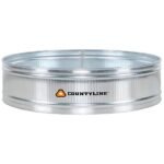 CountyLine 700 gal. Galvanized Round Stock Tank, 8 ft. x 2 ft. x 8 ft.