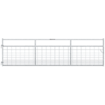 CountyLine 16 ft. Galvanized Mesh Gate