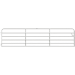 CountyLine Galvanized Tube Gate, 14 ft