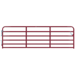 CountyLine 14 ft. 6-Bar Heavy-Duty Tube Gate, Red