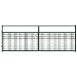 CountyLine 12 ft. Wire Gate, 2 in. x 4 in. Mesh, Green