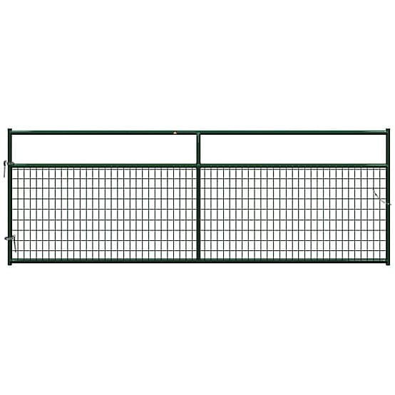 2089480-1.jpg CountyLine 12 ft. Wire Gate, 2 in. x 4 in. Mesh, Green - Image 1
