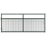 CountyLine 10 ft. Wire Gate, 2 in. x 4 in. Mesh, Green