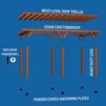 20x12 beaumont pergola – brown - Image 12