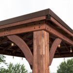 14×10 Cordova Gazebo-Dark Brown - Image 7
