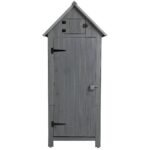 Outdoor Storage Cabinet Tool Shed Wooden Garden Shed - Image 6