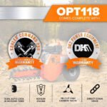 Detail K2 OPT118 18 in. 7 HP Trencher with kohler CH270 Command PRO Commercial Gas Engine - Image 6