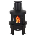 Even Embers Pellet Chiminea, 100 sq. ft., 70,000 BTU