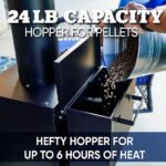 Even Embers Pellet-Fueled Patio Heater with 1 Glass Panel, 100 sq. ft., 70,000 BTU - Image 3