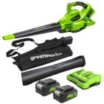 POWERALL 48V (24V x 2) Leaf Blower / Vacuum 322 km/h - 2x 4Ah Battery