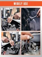 Part-driven Socket Claw Ratchet Wrench Tool Set, With Drill Socket Set Metric - Image 5