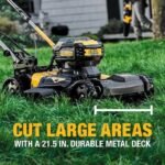 21.5 in. 20-V Li-Ion Cordless Battery Walk Behind Self Propelled Mower w/Hedge,Bare Trimmer,Blower,Cleaner,Pole/Hand Saw - Image 3