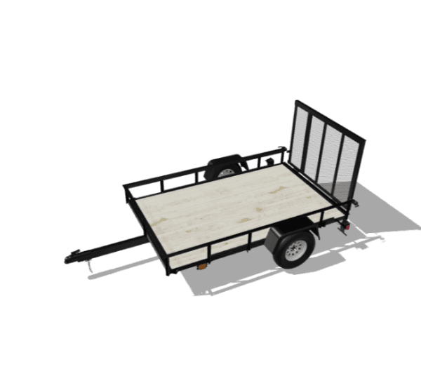 3-2-600x536-1-3.png Carry-On Trailer 5-ft x 8-ft Treated Lumber Utility Trailer with Ramp Gate - Image 1