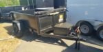 Triple Crown 5X8 Single Axle Lowrider Dump Trailer | Black | D5X8LRD - Image 2