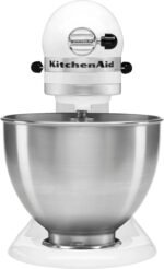 KitchenAid – Classic™ Series 4.5 Quart Tilt-Head Stand Mixer – White - Image 3