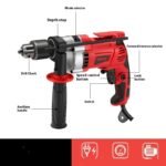 Electric Hand Drill Impact Drill Rechargeable High-power Electric Tools - Image 3