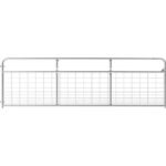 CountyLine 14 ft. x 50 in. Galvanized Mesh Gate