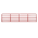 CountyLine 18 ft. x 52 in. Heavy-Duty Tube Gate, Red
