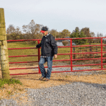 CountyLine 18 ft. x 52 in. Heavy-Duty Tube Gate, Red - Image 3