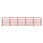 CountyLine 20 ft. x 52 in. Heavy-Duty Tube Gate, Red - Image 3