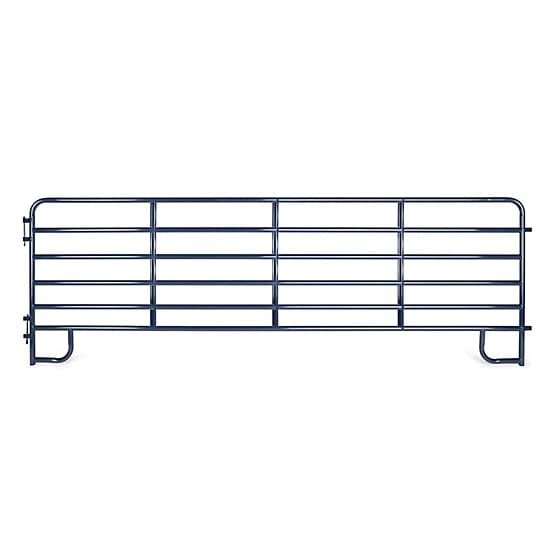3603938-1.jpg CountyLine 16 ft. x 62 in. 6-Bar Corral Panel, 1-3/4 in. Tube, Blue - Image 1