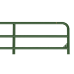 CountyLine 8 ft. x 52 in. Round Corner Gate, Green - Image 4