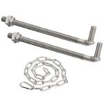 CountyLine 8 ft. x 52 in. Round Corner Gate, Green - Image 3