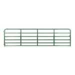 CountyLine 16 ft. x 52 in. 6-Bar Tube Gate, 2 in. Tube, Green
