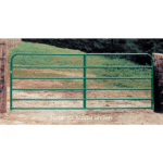 CountyLine 16 ft. x 52 in. 6-Bar Tube Gate, 2 in. Tube, Green - Image 2