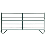 CountyLine 10 ft. x 60 in. 6-Bar Corral Panel, 1-3/4 in. Tube, Green