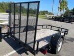 Triple Crown 5X10 Single Axle Utility Trailer | Black  | U5X10G - Image 3