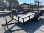 Triple Crown 5X10 Single Axle Utility Trailer | Black  | U5X10G - Image 2