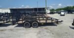 7X16 Big Tex Tandem Axle Pipe Black Utility Trailer (70PI-16XBK4RG-GA) - Image 3