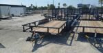 7X16 Big Tex Tandem Axle Pipe Black Utility Trailer (70PI-16XBK4RG-GA)