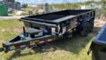 14 Foot Big Tex Low Profile with Spreader Gate Black Dump Trailer (14LD-14BK) - Image 2