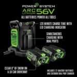 EGO Power+ SNT2405 24 in. Two stage 56 V Battery Snow Blower Kit (Battery & Charger) W/ TWO 7.5 AH BATTERIES - Image 2