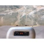 3 Person 55 – Jet Acrylic Rectangle Standard Hot Tub with Ozonator in Slate Gray - Image 3