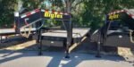 40 Foot Big Tex Tandem Axle with Mega Ramp Black Gooseneck Trailer (14GN-35BK+5MR) - Image 2