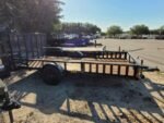 6.5X14 Big Tex Single Axle Black Utility Trailer (35SA-14BKRSX) - Image 2