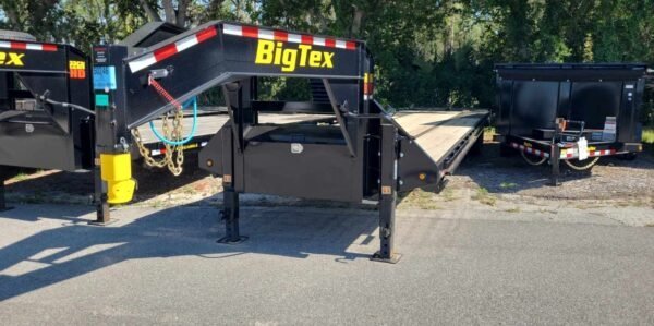 438065446_801130904842540_6996998584421220733_n-600x299-1-1.jpg 40 Foot Big Tex Heavy Duty Tandem Dual Wheel Axle Black Gooseneck Trailer (25GN-40D5A-MRBK)) - Image 1