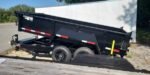 14 Foot Tuff Dump with Spreader Gate Gray Dump Trailer (TD-14S) - Image 2