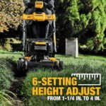 21.5 in. 20-V Li-Ion Cordless Battery Walk Behind Self Propelled Mower w/Hedge,Bare Trimmer,Blower,Cleaner,Pole/Hand Saw - Image 5