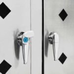 vidaXL Triple Wheelie Bin Shed 63.4 gal Stainless - Image 5