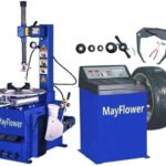 Bhautorepairs 1.5 HP Tire Changer Wheel Changers Machine Balancer Rim Clamp Combo 560 680