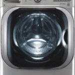 LG – 5.2 Cu. Ft. High Efficiency Front-Load Washer with Steam and TurboWash Technology – Graphite steel