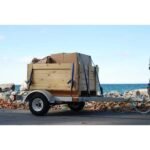 STIRLING, 4ft. x 4ft. Galvalume Kit Trailer w/8in. Wheels, Load Capacity 820 lb, Deck Length 4 ft, Deck Width 4 ft, Model# 48-048-KO8 - Image 4