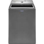 Maytag – 4.7 Cu. Ft. 11-Cycle High-Efficiency Top-Loading Washer – Metallic slate